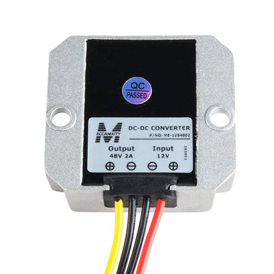 Harfington uxcell Voltage Converter Regulator DC/DC DC 12V Step-Up to DC 48V 2A 96W Power Boost Transformer Waterproof