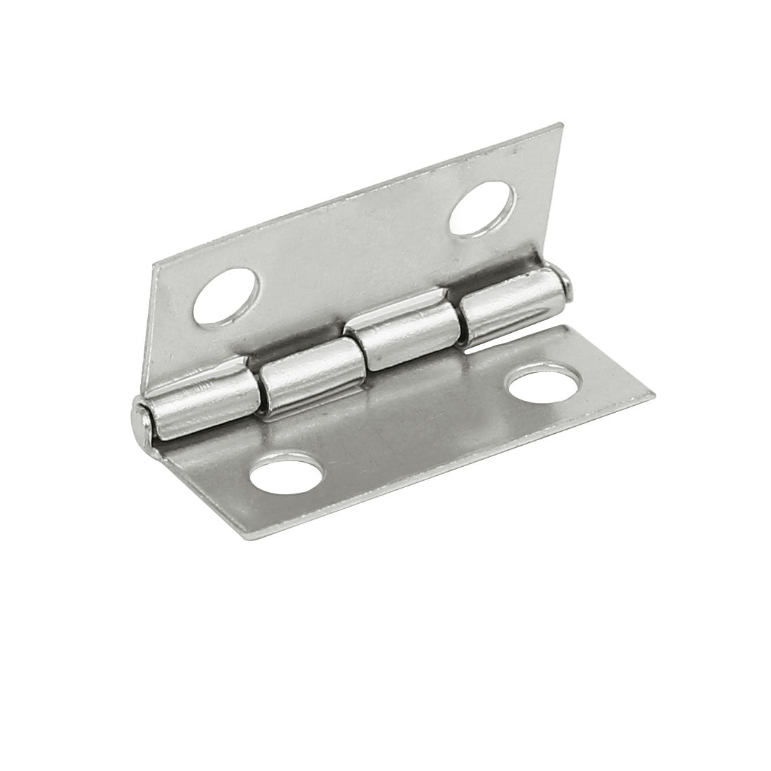 uxcell Uxcell 20stk. 18mm Länge Silber Ton Schmuckbox Kasten Tür Faltbar Kolben Scharnier DE de