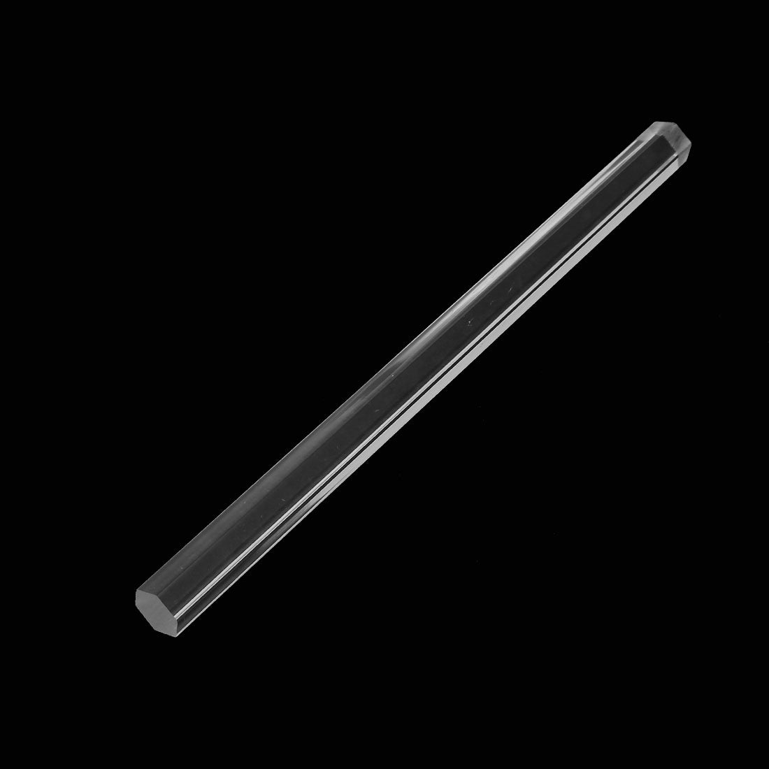 uxcell Uxcell Acrylic Hexagon Shaped Rod PMMA Bar Clear 15mm Hex Width 10 Inch Long