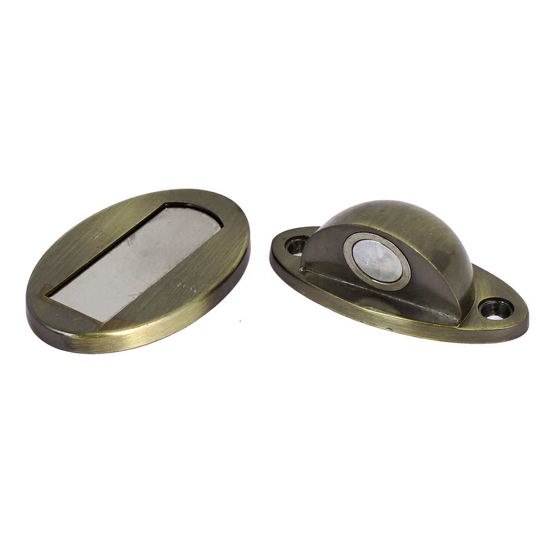 uxcell Uxcell Home Office Door Metal Dome Shaped Magnetic Catch Stopper Holder Bronze Tone