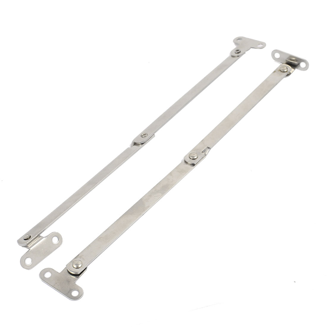 uxcell Uxcell Cabinet Cupboard Metal 180 Degree Folded Double Section Door Pivot Hinge 1 pair