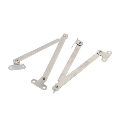 Harfington Uxcell Cabinet Cupboard Metal 180 Degree Folded Double Section Door Pivot Hinge 1 pair