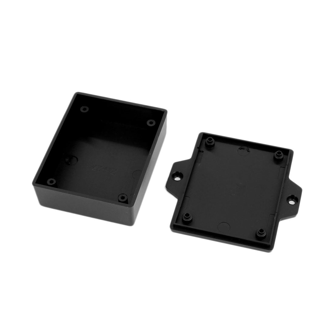 uxcell Uxcell 2Stk 62mmx50mmx22mm Kunststoff Gehäuse elektrische Projekt Anschlussdose Schwarz DE de