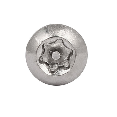 Harfington Uxcell 20 Stück M4x10mm 304 Edelstahl Linsenkopf Torx Schrauben Linsenschrauben DE de