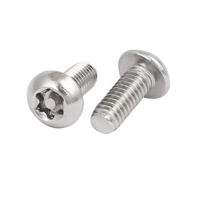 Harfington Uxcell 20 Stück M4x10mm 304 Edelstahl Linsenkopf Torx Schrauben Linsenschrauben DE de