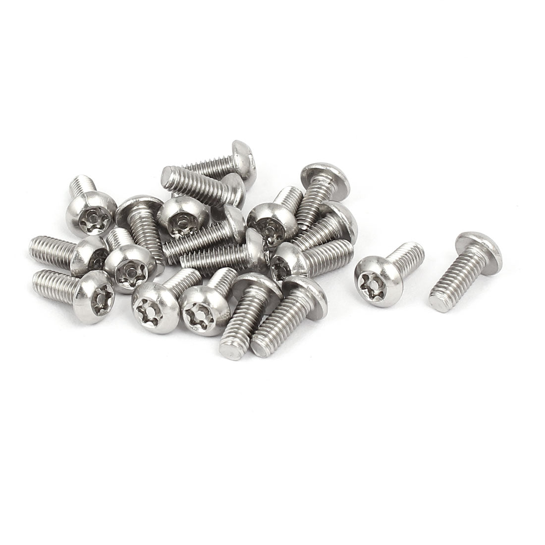 uxcell Uxcell 20 Stück M4x10mm 304 Edelstahl Linsenkopf Torx Schrauben Linsenschrauben DE de