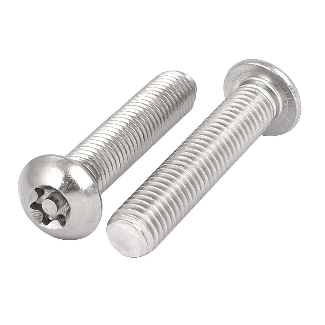 uxcell Uxcell M10x50mm 304 Stainless Steel Button Head Torx Security Machine Screws 2pcs