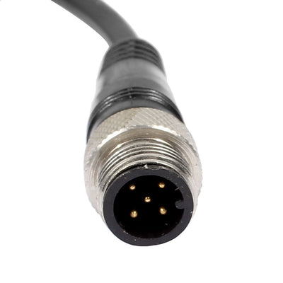 Harfington Uxcell M12 2m Male Straight 5 Pin Connector Aviation Electrical Cable