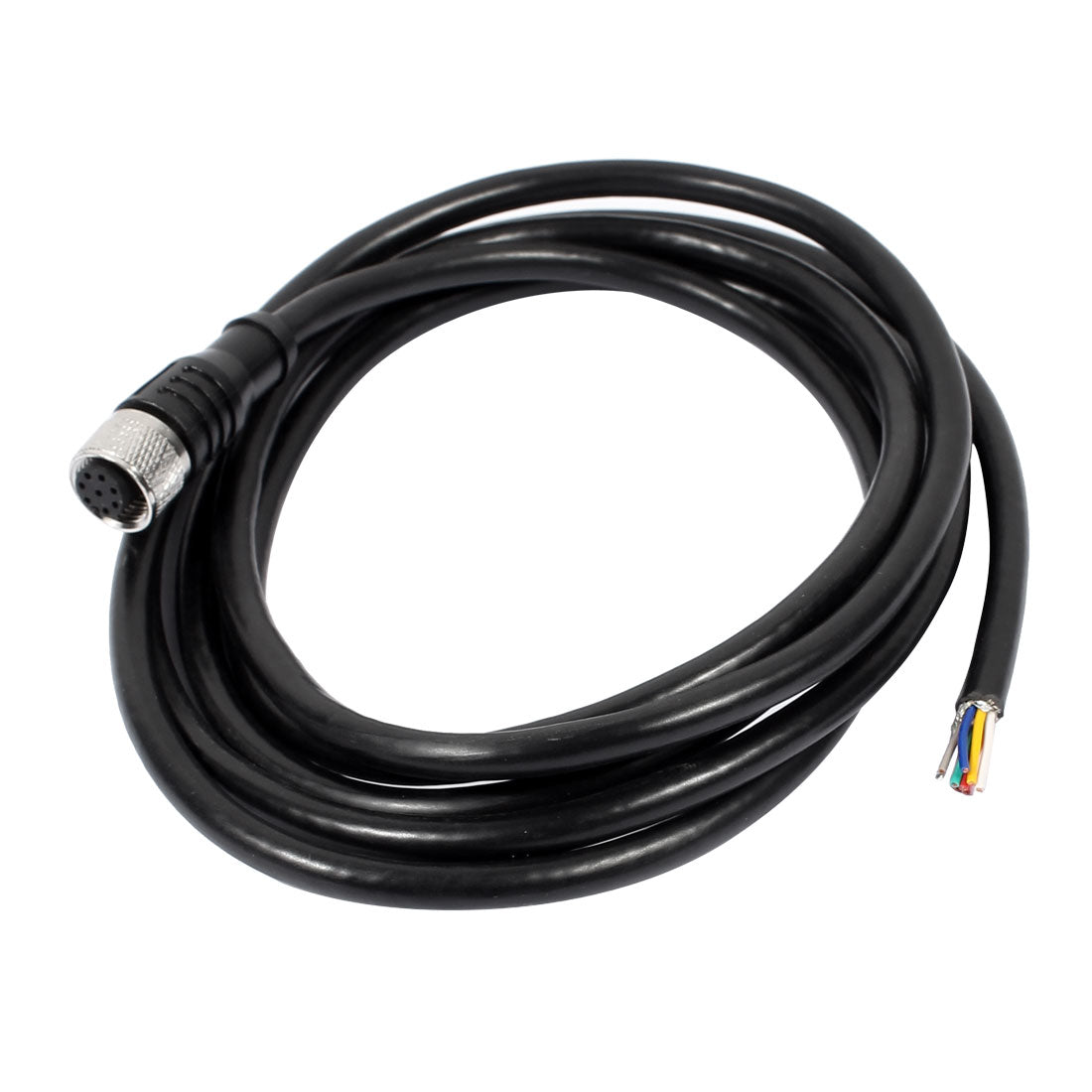 uxcell Uxcell M12-Buchse gerade 8-polig-Stecker, geschirmt, Elektrokabel 2M de