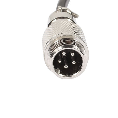 Harfington Uxcell GX12 5 Pin Male/Female Head Aviation Socket Connector Electrical Cable 2m