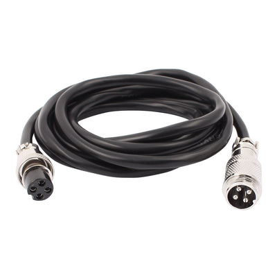 Harfington Uxcell GX16 4 Polig Buchse/Stecker Kopf Luftfahrt Anschluss Elektrisches Kabel 2m DE de