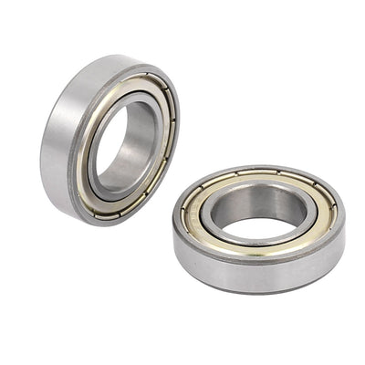 Harfington Uxcell Steel Non-noise Low Speeding Deep Groove Bearing Ball 15 x 28 x 7mm 10pcs