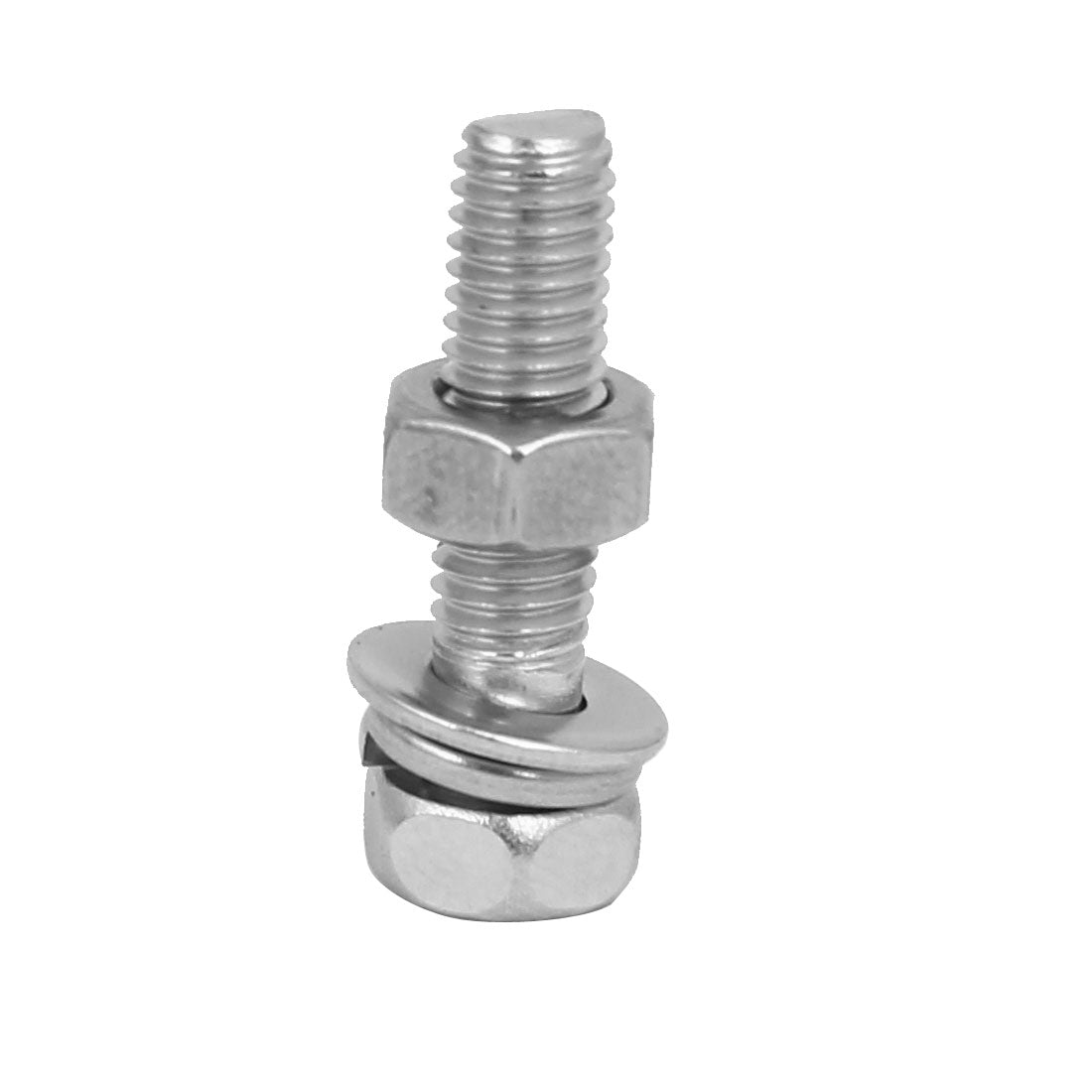 uxcell Uxcell M5 x 20mm 304 Stainless Steel Kreuzschlitz Hex Head Bolts Nuts w Washers 15 Sets de