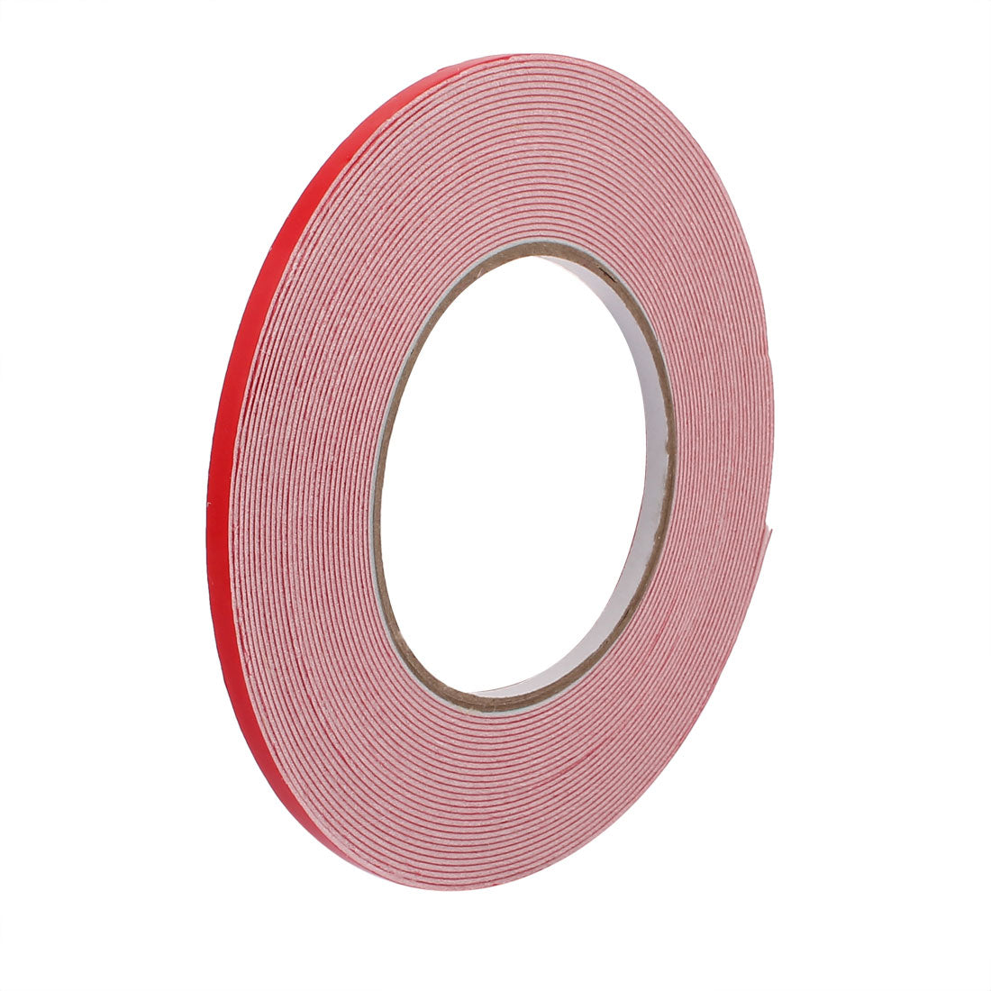 uxcell Uxcell 10M Length x 5mm Width White Dual Sided Self Adhesive Sponge Foam Tape for Car