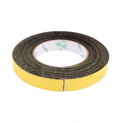 Harfington Uxcell 18mm Width Single Side Self Adhesive Shockproof Sponge Foam Tape 5 Meters Length