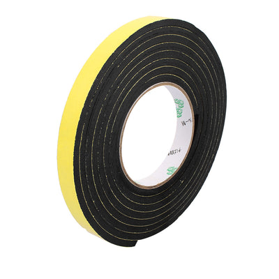 Harfington Uxcell 15mm x 5mm Single Sided Self Adhesive Shockproof Sponge Foam Tape 3 Meters