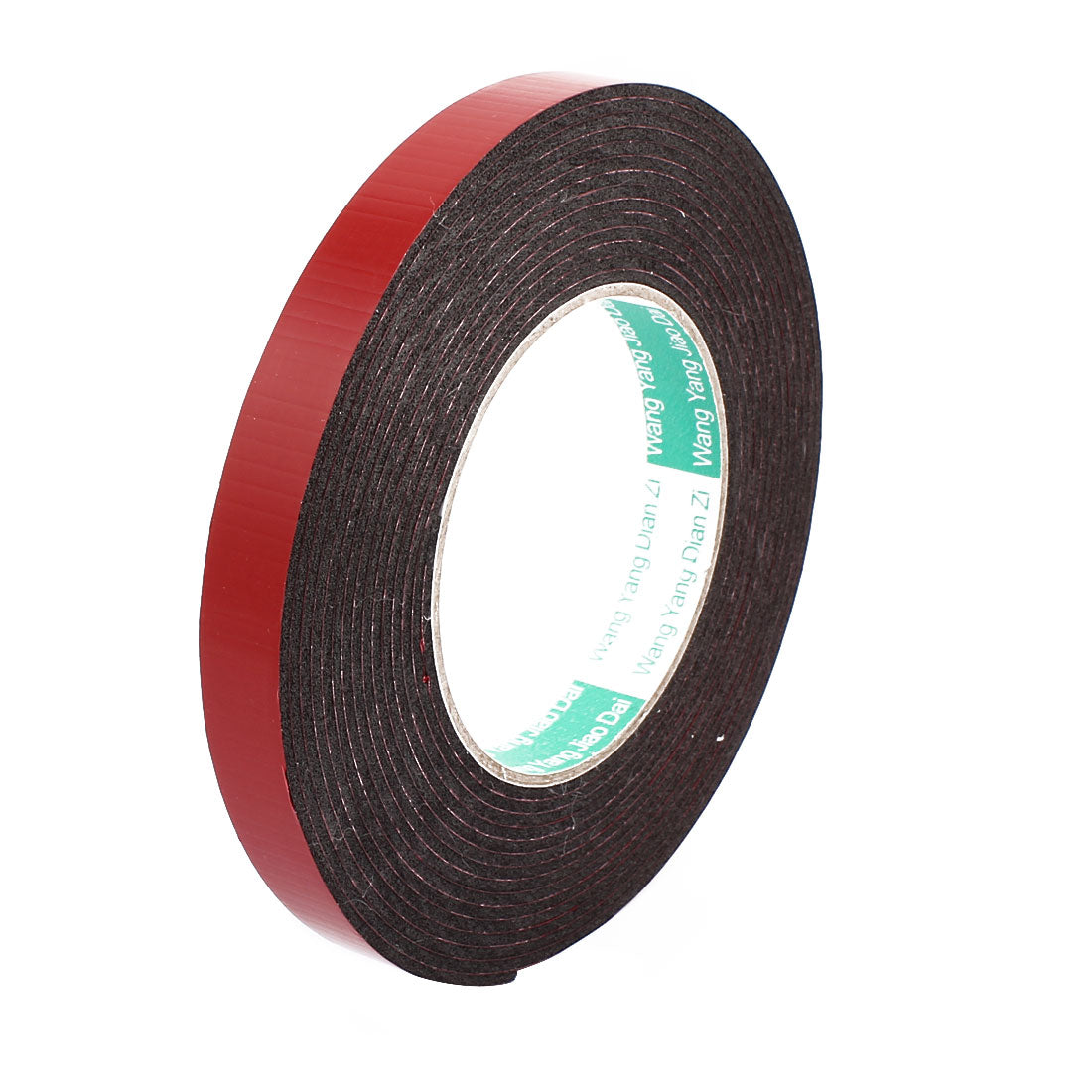 uxcell Uxcell 15mm x 2mm Car Self Adhesive Shock Resistant Foam Tape Red 5 Meters Length 2Pcs