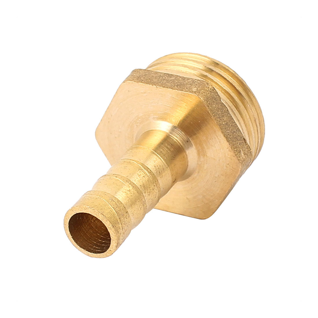 uxcell Uxcell Brass 1/2BSP Male Thread to 8mm Hose Barb Straight Fitting Adapter Coupler