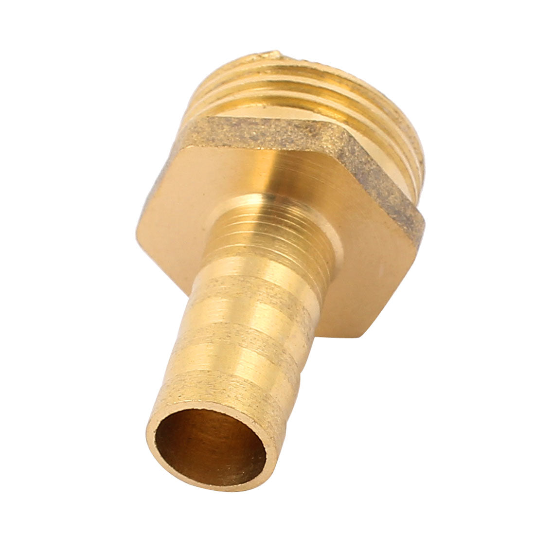 uxcell Uxcell Brass 1/2BSP Male Thread to 10mm Hose Barb Straight Fitting Adapter Coupler