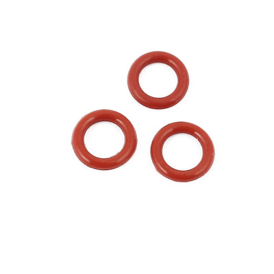 Harfington Uxcell 40Pcs Red 8mm x 1.5mm Silicone Rubber Gasket O Ring Sealing Ring Heat Resistant