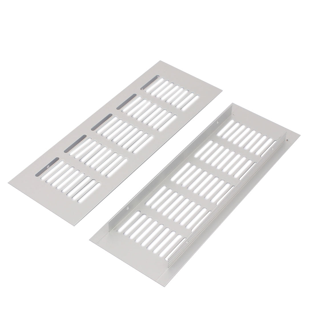 uxcell Uxcell Wardrobe Cabinet Aluminum Alloy Air Vent Ventilation Grille 225mmx80mmx15mm 4pcs