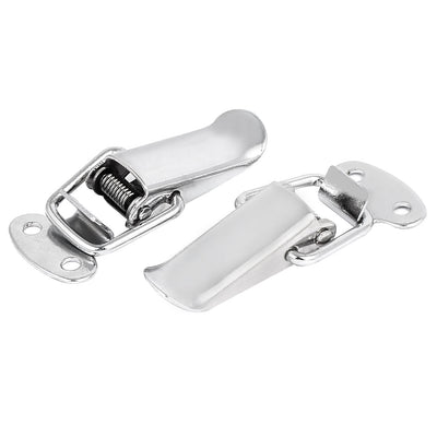 Harfington Uxcell Toolbox Suitcase Case Metal Spring Loaded Toggle Latches Locks 57mm Long 4pcs