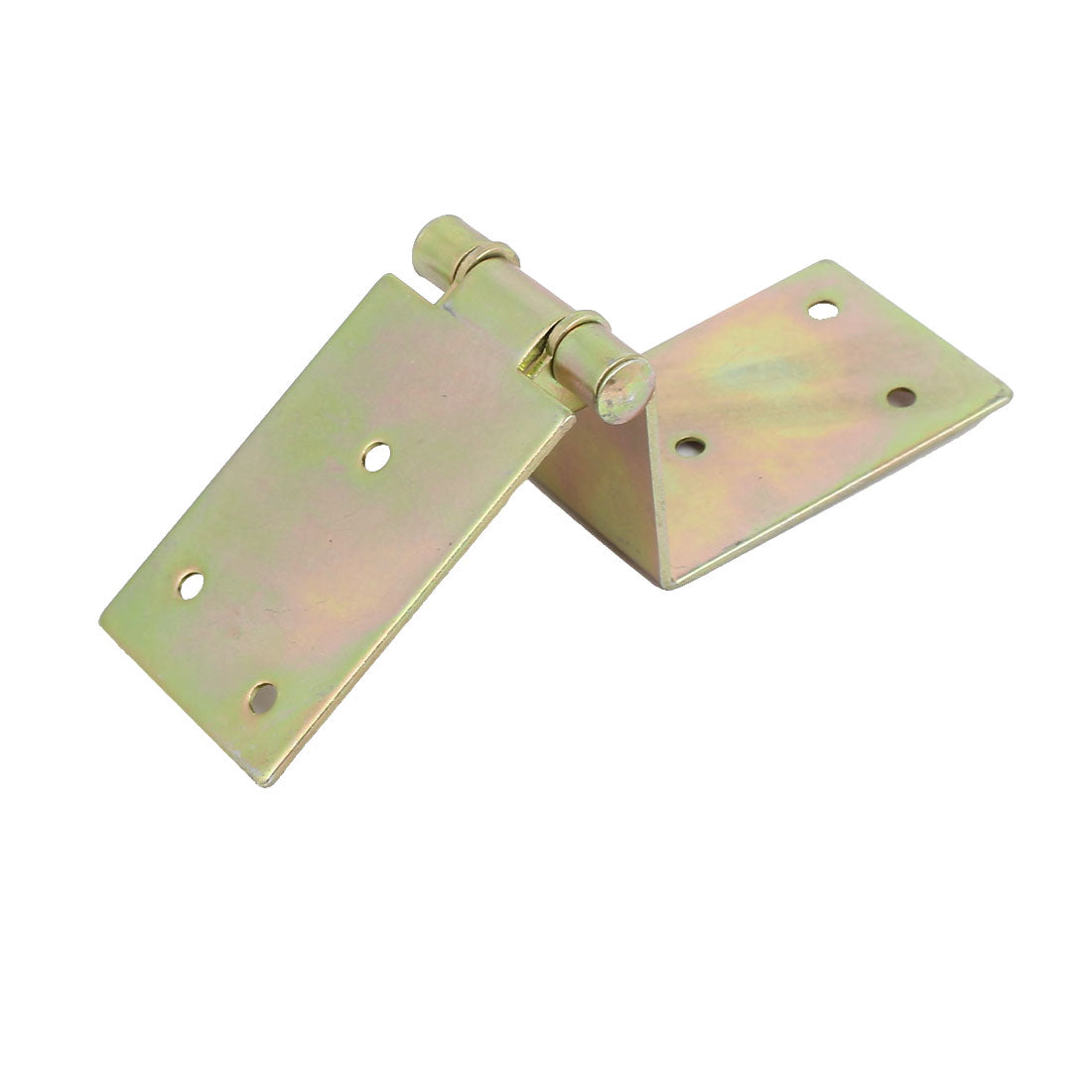 uxcell Uxcell Wood Box Toolbox Door Yellow Zinc Plated Right Angle Hinge