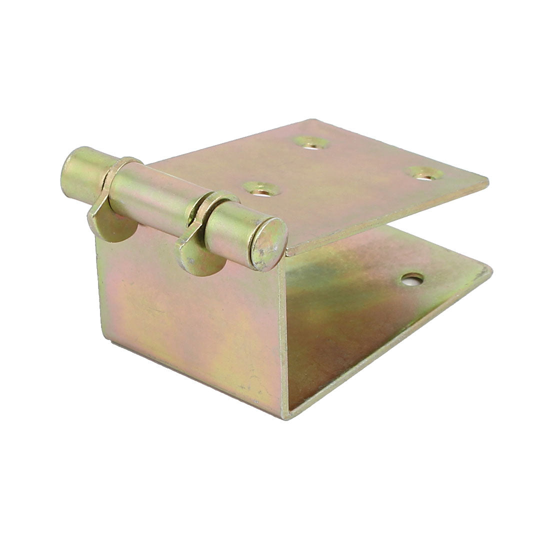 uxcell Uxcell Wood Box Toolbox Door Yellow Zinc Plated Right Angle Hinge