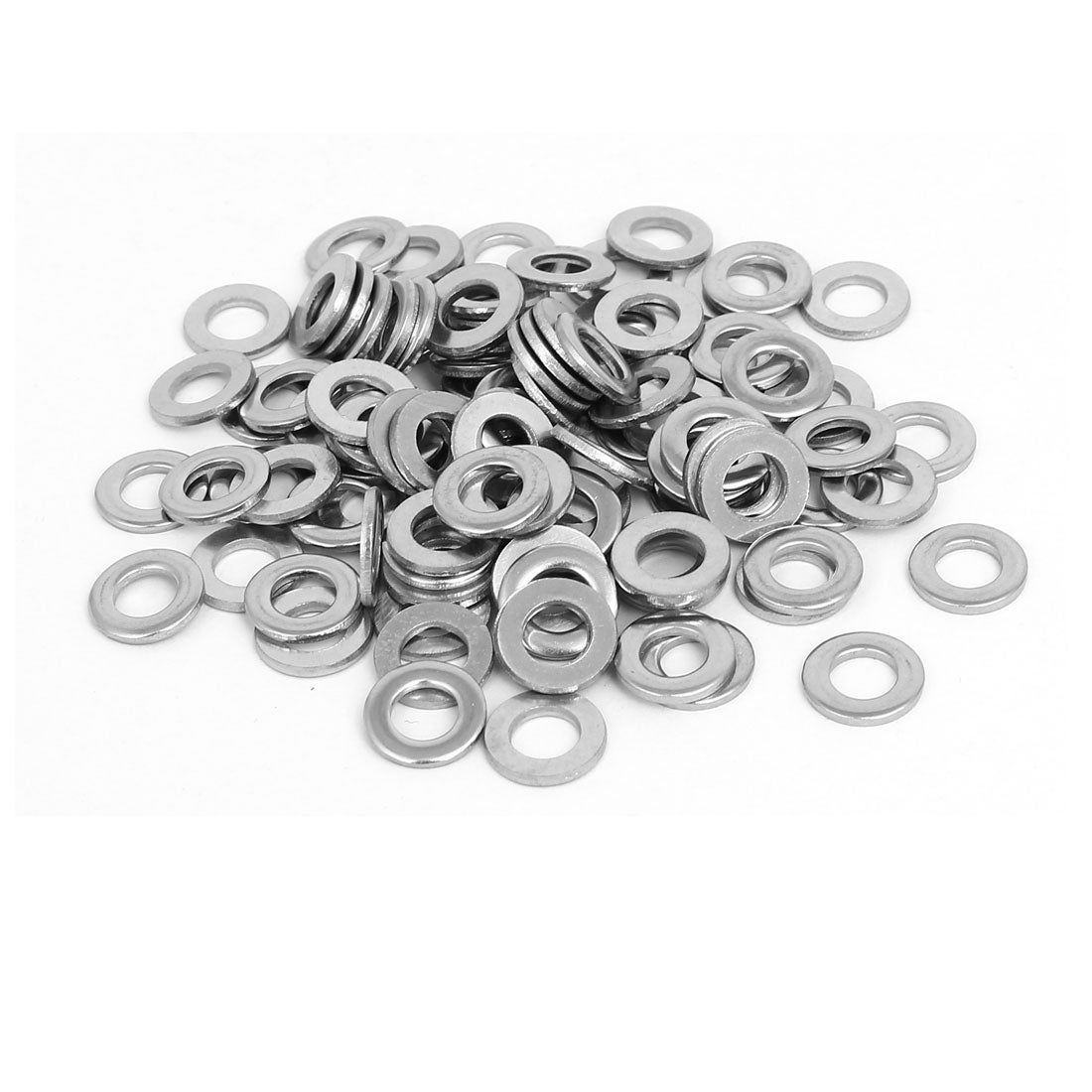 uxcell Uxcell M6x12mmx1.6mm 316 Stainless Steel Flat Washers Gasket Fastener 100pcs