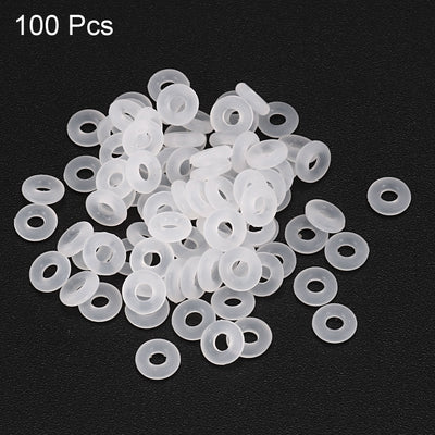 Harfington Uxcell 100Pcs White 7mm x 1.5mm Heat Resistance Oil Resistant NBR Nitrile Rubber O Ring Sealing Ring