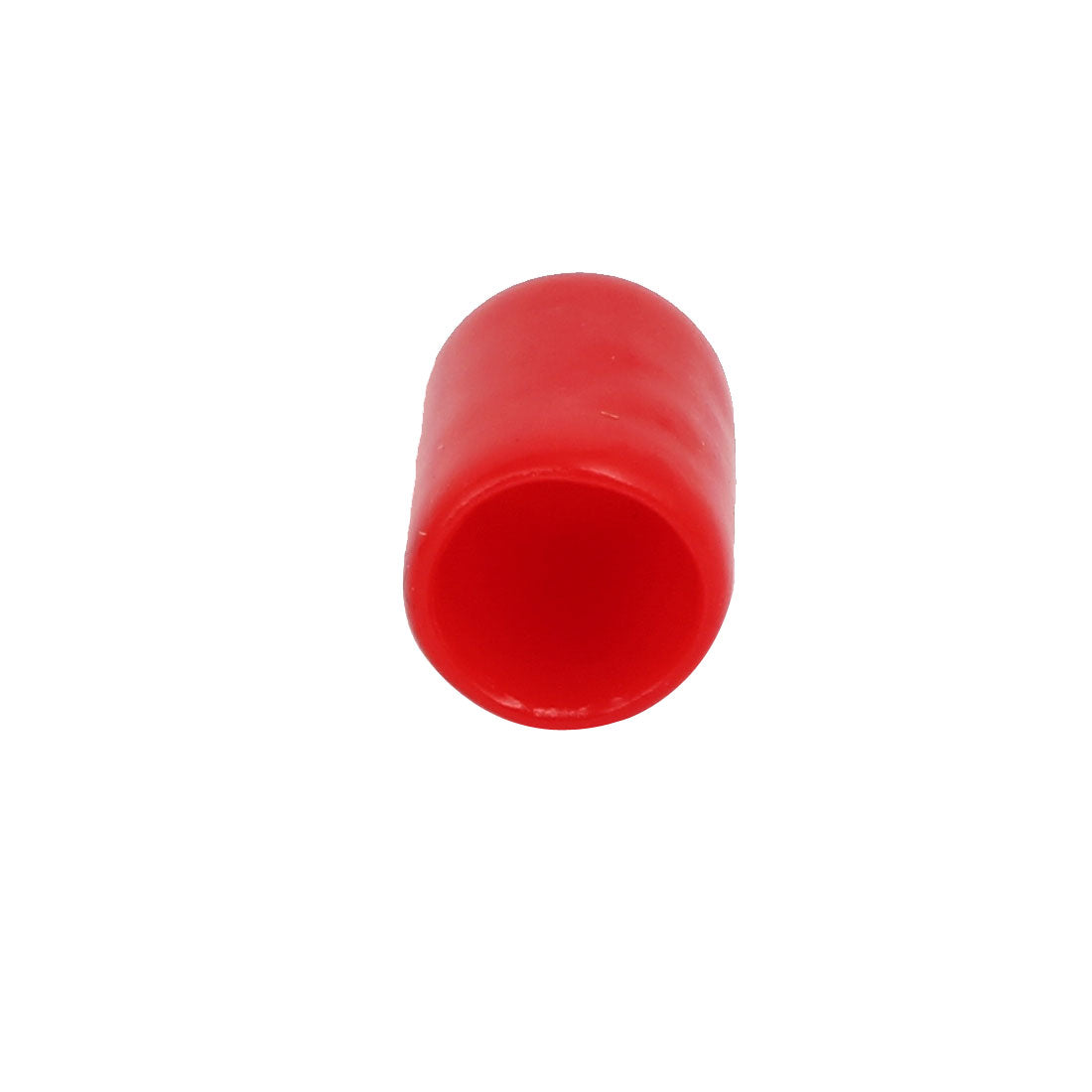 uxcell Uxcell 7.5mm Inner Dia Rubber Insulated End Cap Screw Thread Protector Cover Red 100pcs