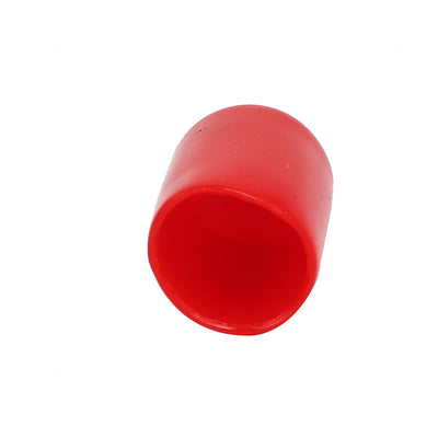 Harfington Uxcell 12mm Inner Dia Rubber Insulated End Cap Screw Thread Protector Cover Red 100pcs