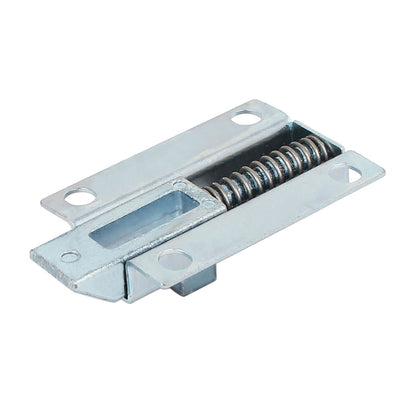 Harfington Uxcell 50mm 2" Length Metal Spring Loaded Barrel Bolt Door Latch Lock Silver Tone