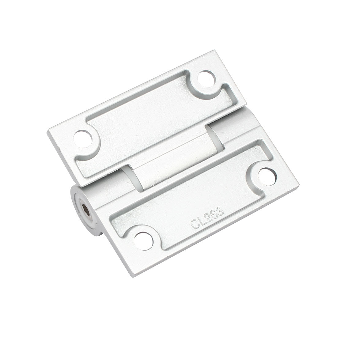 uxcell Uxcell Household Cabinet Door Zinc Alloy Adjustable Bearing Hinge Silver Tone