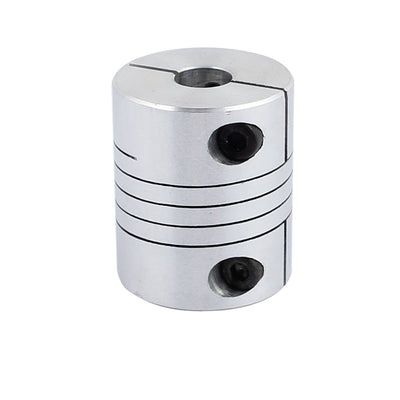 Harfington Uxcell Motor Shaft 8mm to 12mm Joint Helical Beam Coupler Coupling 25mm Dia 30mm Length