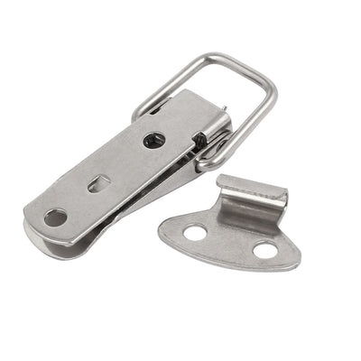 Harfington Uxcell 3-inch 201 Stainless Steel Spring Loaded Toggle Latch Catch for Box Chest Trunk