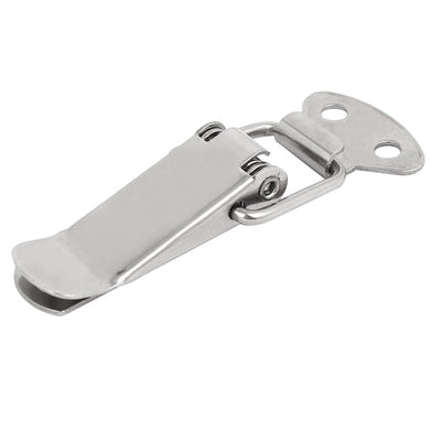 Harfington Uxcell 3-inch 201 Stainless Steel Spring Loaded Toggle Latch Catch for Box Chest Trunk