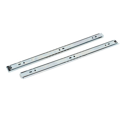 Harfington Uxcell Cabinet Drawer 2-Section Telescopic Ball Bearing Slides Rail Track 16'' Length 4pcs