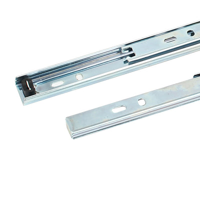 Harfington Uxcell Cabinet Drawer 2-Section Telescopic Ball Bearing Slides Rail Track 16'' Length 4pcs