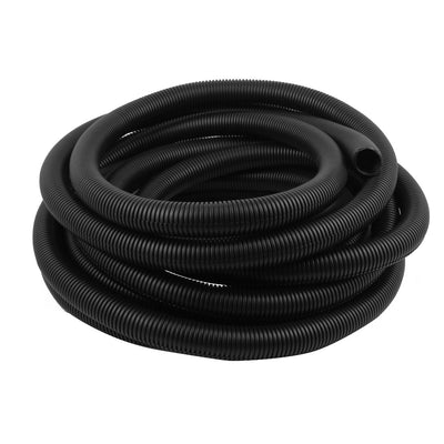 Harfington Uxcell Plastik Flexible Slit Runzlig Kabelkanal Pipe 34,5mm OD 10 Meter Länge Schwarz de