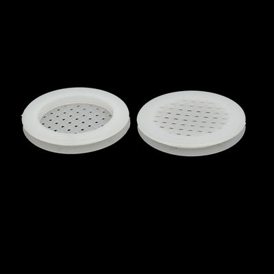 Harfington Uxcell Shoes Cabinet Plastic Square Mesh Hole Air Vent Louver Cover 45mm Dia 100pcs