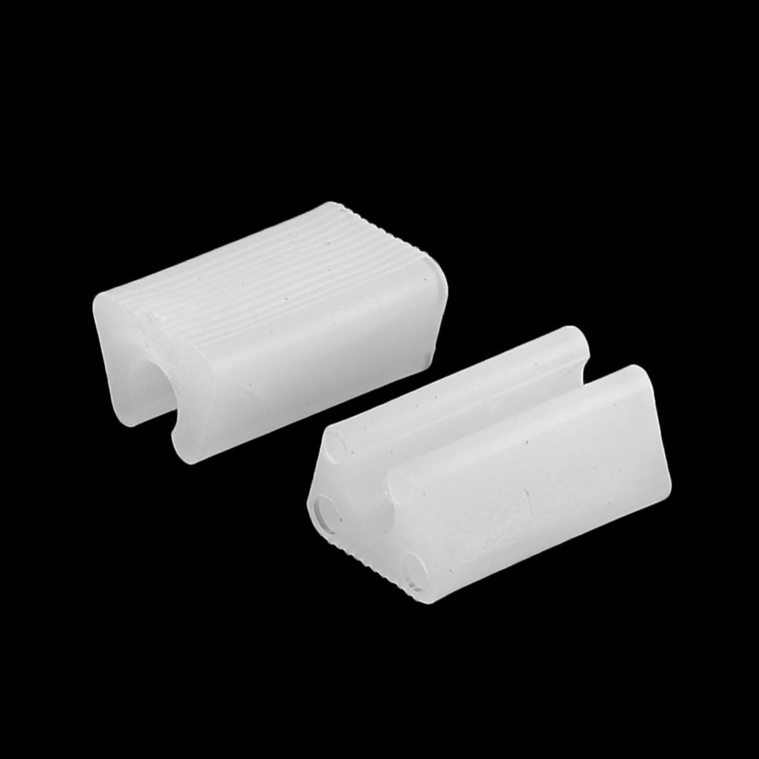 uxcell Uxcell Furniture PE Nonslip Glides Tube Chair Foot Cap Cover White 11mm Dia 10 Pcs