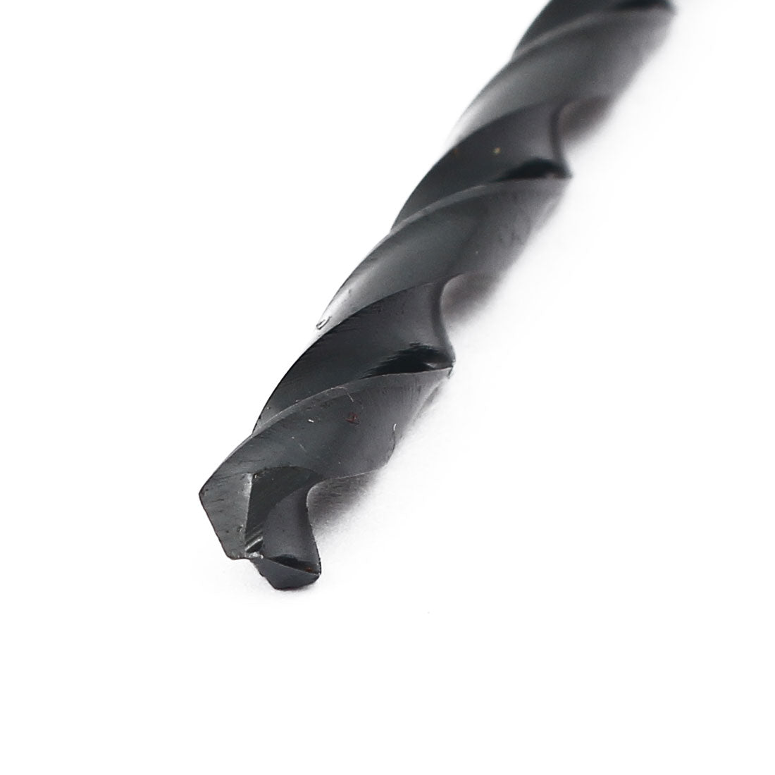 uxcell Uxcell 5.5mm Drilling Dia 250mm Length HSS Straight Round Shank Twist Drill Bit Black