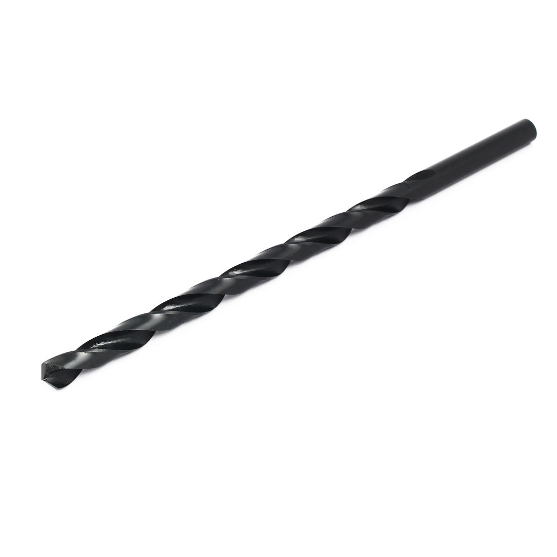 uxcell Uxcell 11mm Drilling Dia 250mm Length HSS Straight Round Shank Twist Drill Bit Black