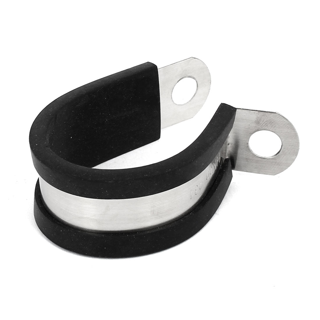 uxcell Uxcell 34mm Dia EPDM Rubber Lined P Clip Water Pipe Tube Hose Clamp Holder