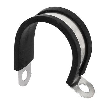 Harfington Uxcell 34mm Dia EPDM Rubber Lined P Clip Water Pipe Tube Hose Clamp Holder