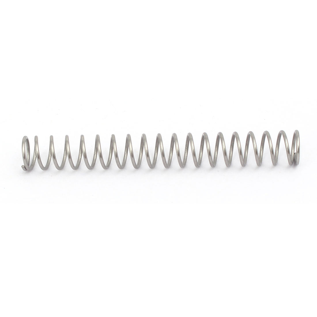 uxcell Uxcell 0.6mmx6mmx45mm 304 Stainless Steel Compression Springs Silver Tone 10pcs