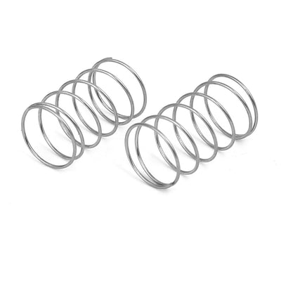 Harfington Uxcell 0.6mmx12mmx20mm 304 Stainless Steel Compression Springs 10pcs