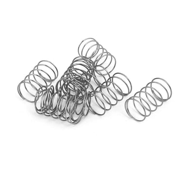 Harfington Uxcell 0.6mmx12mmx20mm 304 Stainless Steel Compression Springs 10pcs