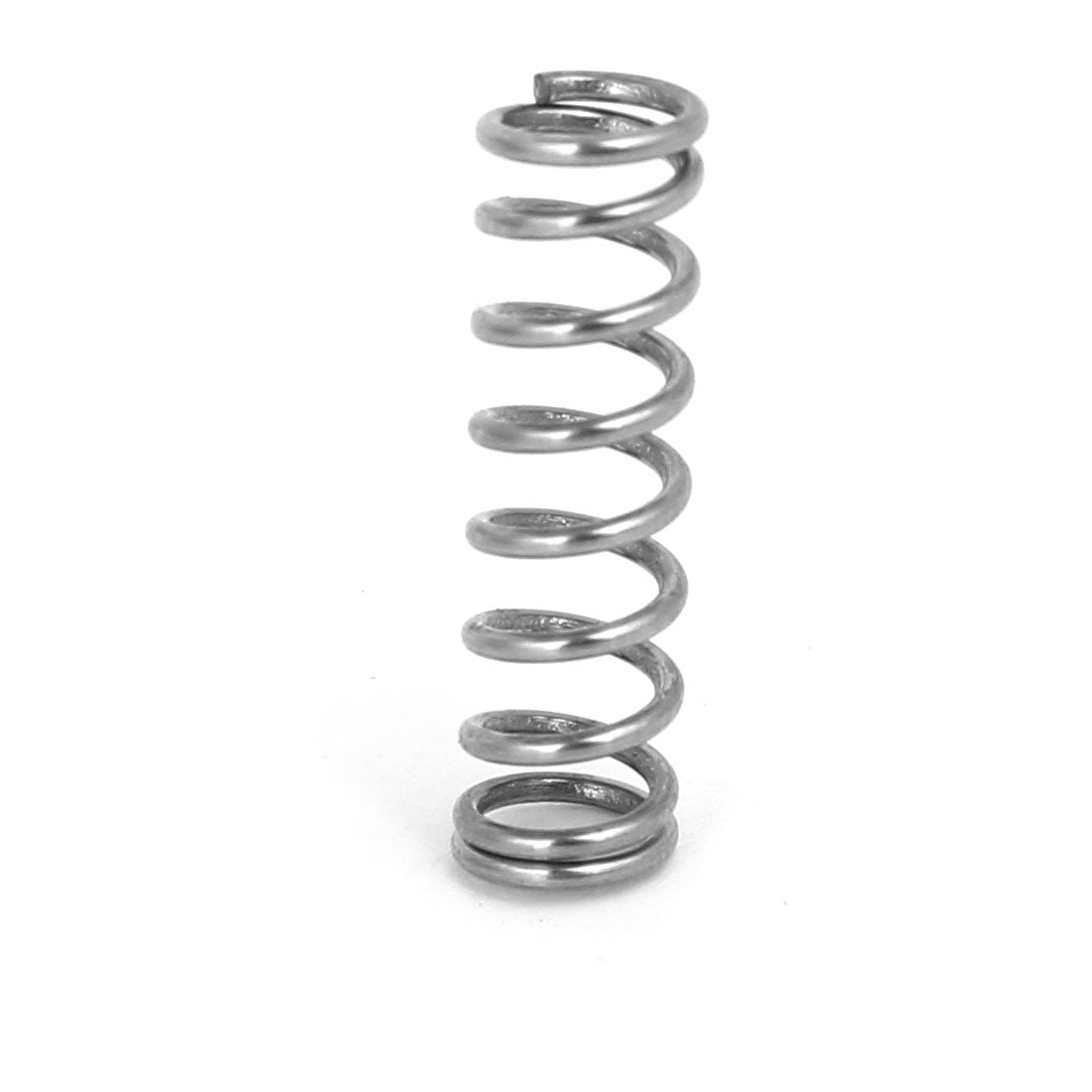 uxcell Uxcell 0.8mmx6mmx20mm 304 Stainless Steel Compression Springs Silver Tone 10pcs